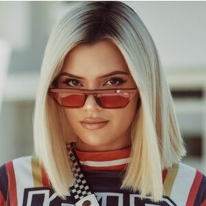 Quay Australia x Alissa Violet Red Sunglasses Finesse